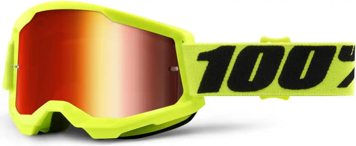 100% MÁSCARAS Unisex 100% Brille Strata 2 masken (2er Pack) Estándar Fluo/Gelb, Estándar Fluo/Gelb