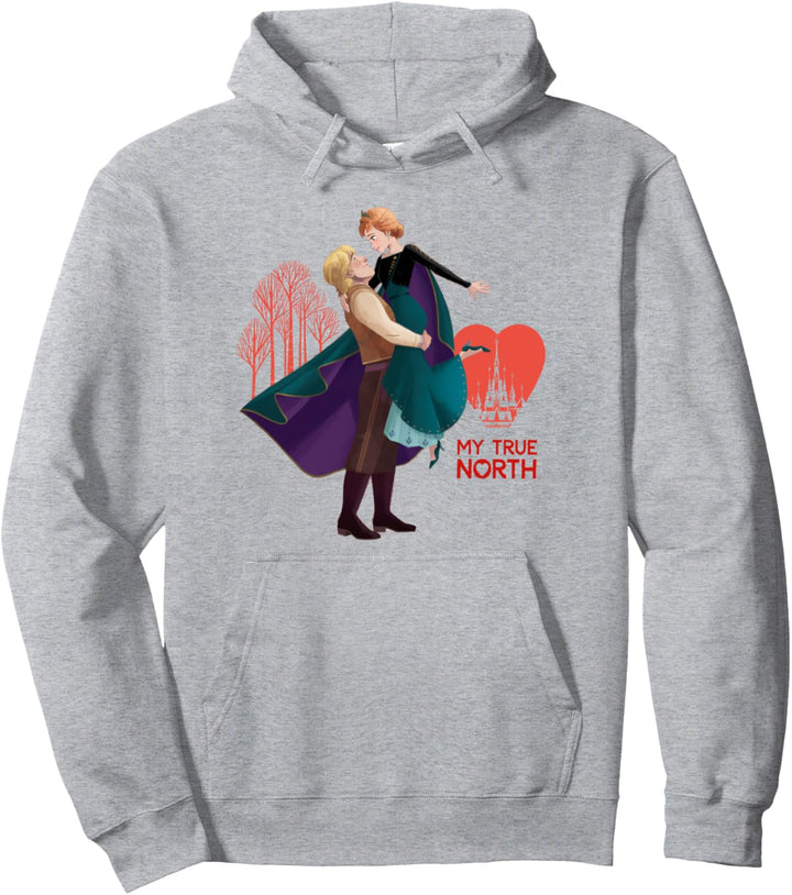Disney Frozen Valentine's Day Kristoff & Anna, My True North Pullover Hoodie