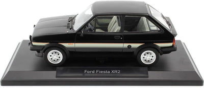 Norev NV182743 1:18 Fiesta XR2 1981, schwarz, Ford Sammelmodell, Mehrfarbig