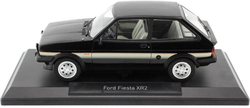Norev NV182743 1:18 Fiesta XR2 1981, schwarz, Ford Sammelmodell, Mehrfarbig