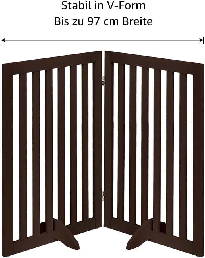 unipaws Hundegitter Espresso 40"W×36"H, Espresso 40"W×36"H