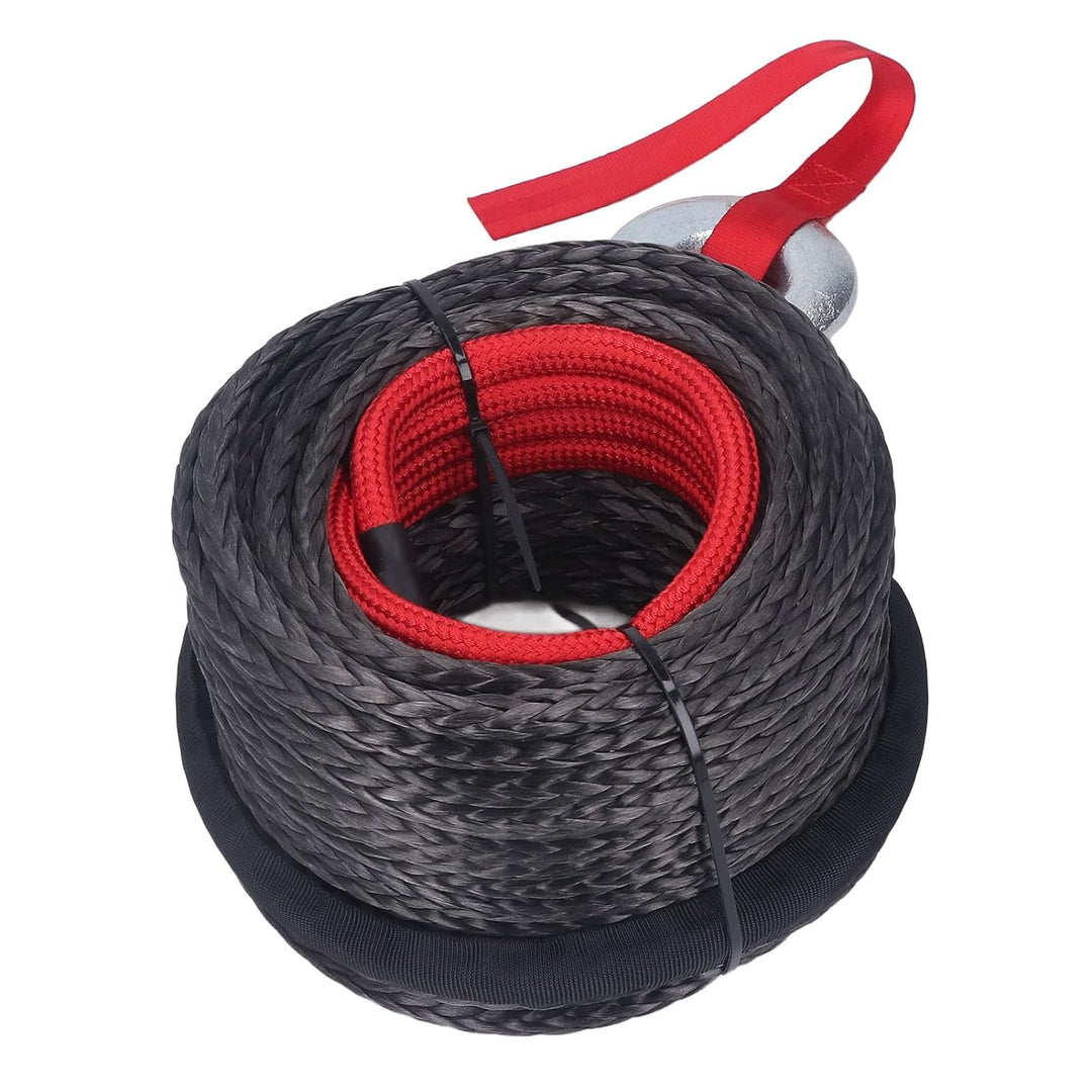 Synthetisches Windenseil, 10mm X 30m Synthetik-Kunststoff-Seil Seil-Winde Winden UV Beweis Abnutzung