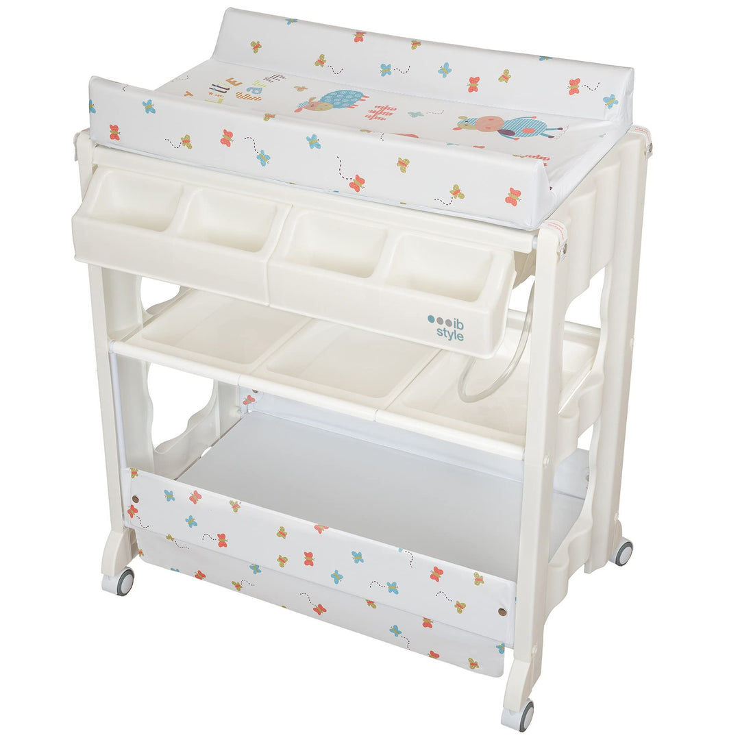 ib style® ISA Bade- Wickelkombination | Mobiler Wickeltisch | Rollbar | versch. Designs | MY LITTLE