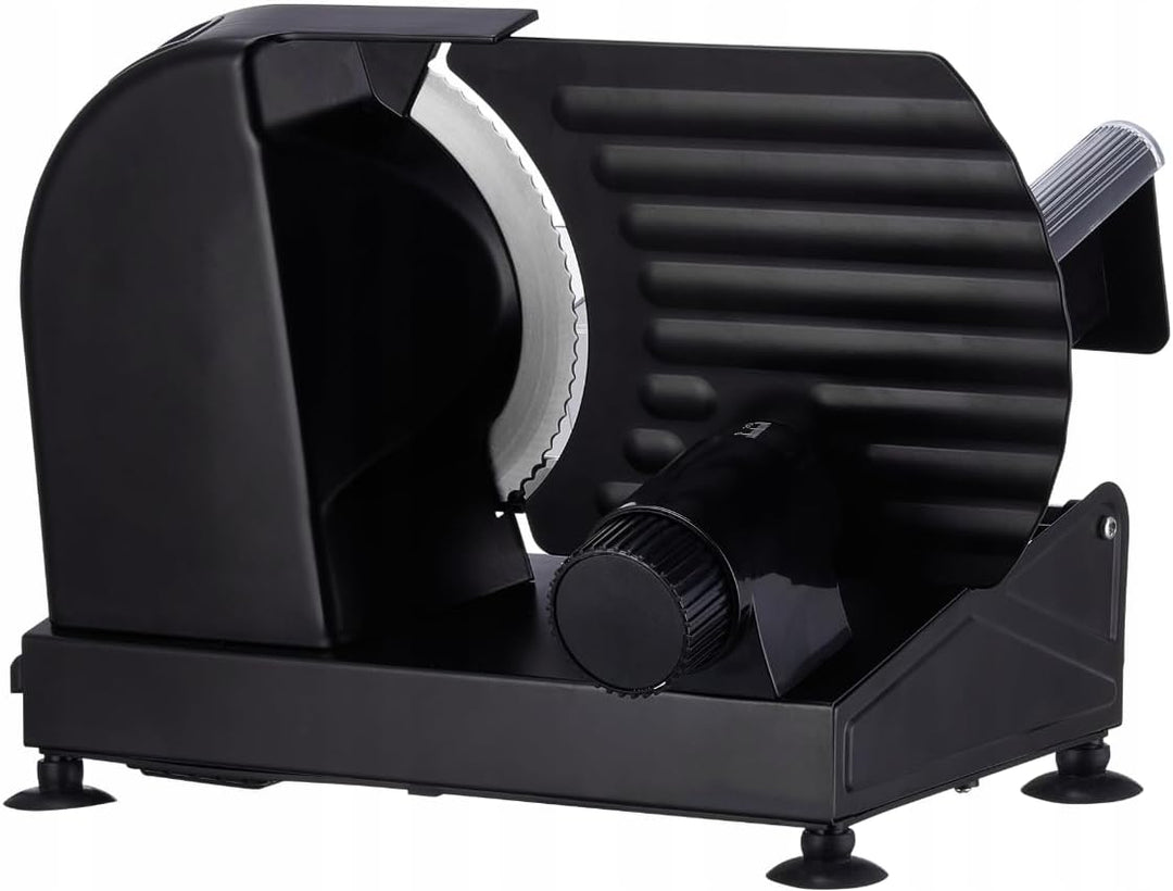 Metall-Aufschnittmachine KALORIK AS2000BK mit Zwei Austauschbaren Klingen Schwarz 220W Schnittstärke