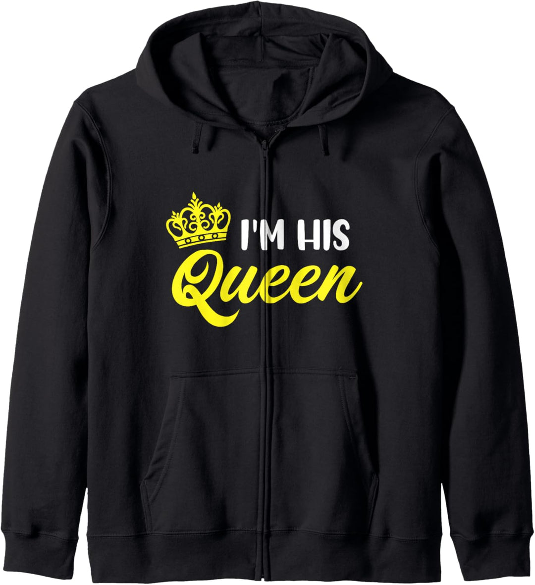 I'm His Queen King Queen And Princess Matching Couple Kapuzenjacke