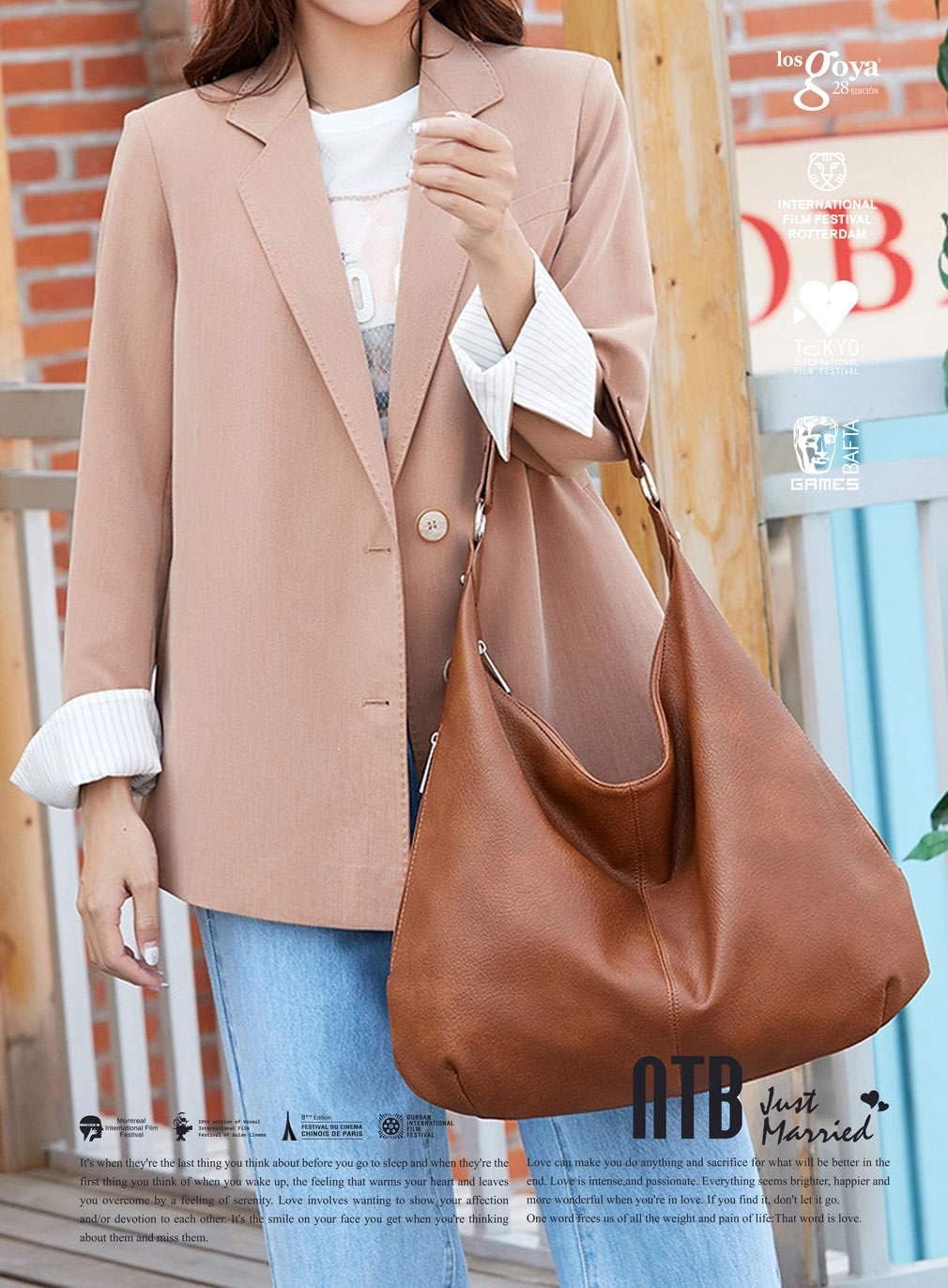 BUKESIYI Damen Tasche Handtasche Umhängetasche Schultertasche Frauen Kulturbeutel Weekender Klein PU