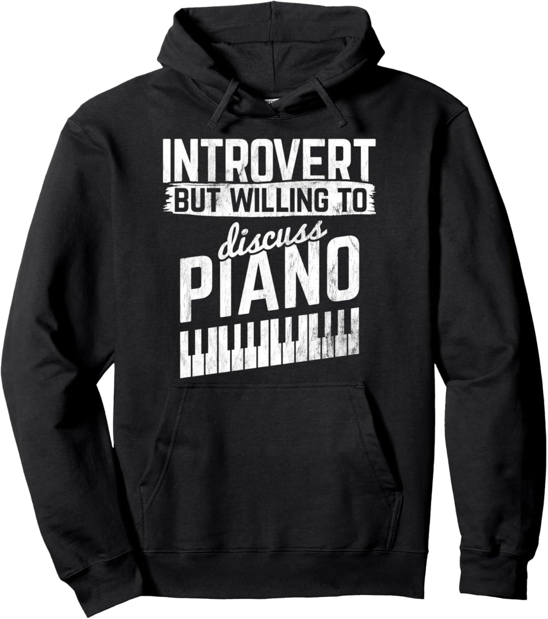 Discuss Piano Klavierspieler Pianist Piano Pullover Hoodie