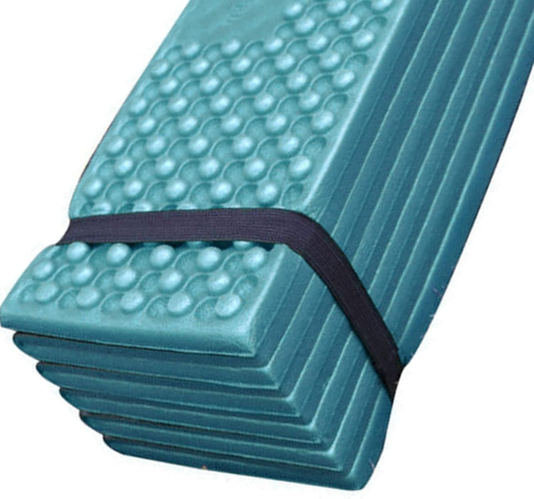 Verdickte Doppel-Eierkisten-Isomatte, Faltbare PVC-Isomatte für Outdoor-Camping, Ultraleichte Tragba