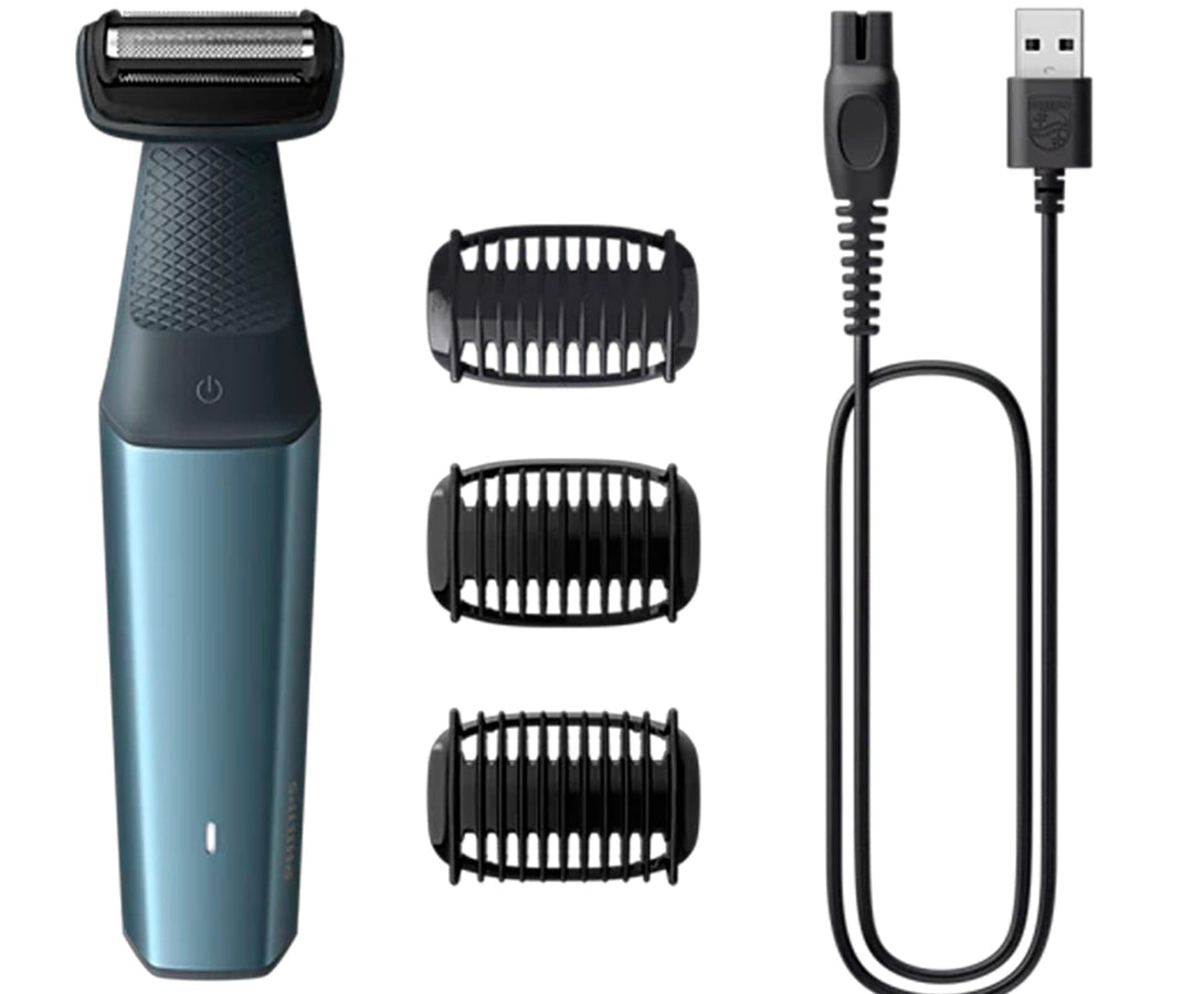 Philips BG3027 05 Herren-Bodytrimmer BLAU GRAU