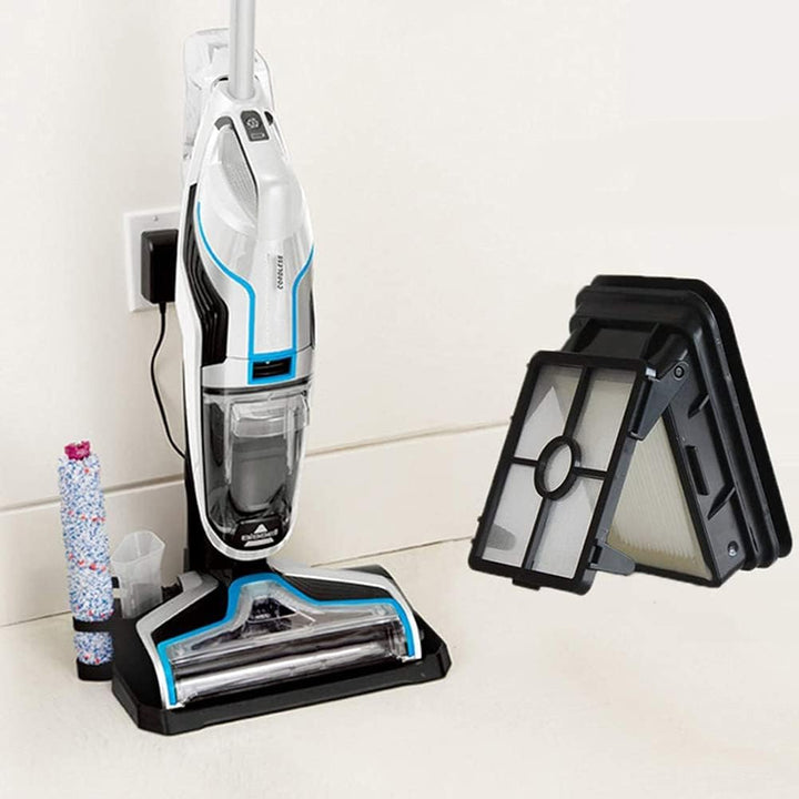 Queta Zubehör für Bissell Crosswave Nass- & Trockensauger 4 StückMultiflächen-Bürstenrolle Und 4 Fil