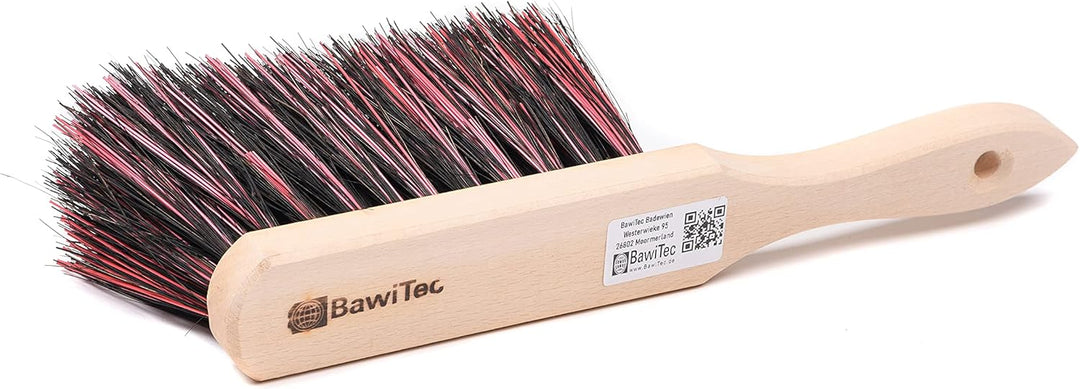 BawiTec 3er-Set Kehrgarnitur Kehrset Naturhaar Rosshaar Arenga Kunsthaar Borsten Industrie Handfeger