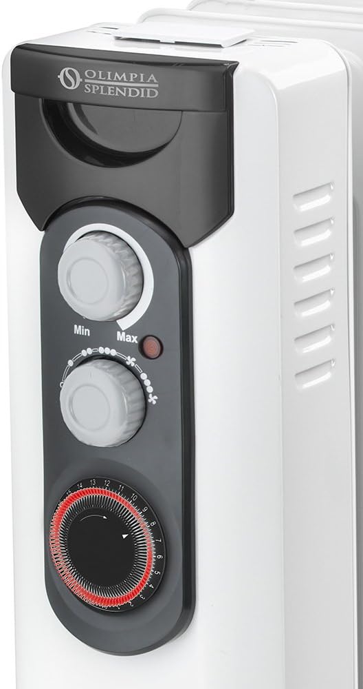 Olimpia Splendid 99617 Caldorad 9TT Ölradiator Elektroheizung 2000 + 400 W mit Turbo und Timer-Funkt