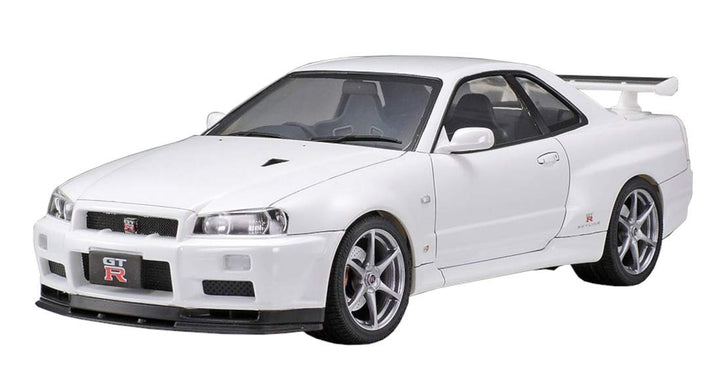 Tamiya 24258 1:24 Nissan Skyline GT-R R34 V-Spec II - Modellbau, Plastik Bausatz, Hobby, Basteln, Kl