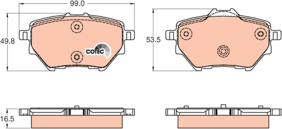 Lucas Engines GDB2036 Belagsatz Cirtroen