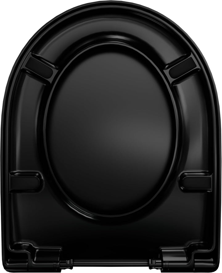 LUVETT® WC-Sitz mit Absenkautomatik D140 D-Form Soft Close® & TakeOff EasyClean Abnahme, hygienisch
