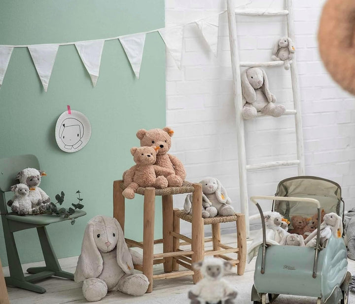 Steiff Kuscheltier Jimmy Teddybär, Süsses Stofftier mit Kunststoffaugen, Kinder, Jungen & Mädchen, F