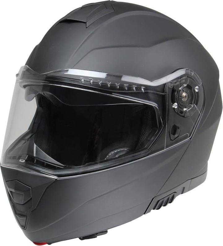 Klapphelm Integralhelm Motorradhelm CMX Vader matt schwarz mit Ersatzvisier