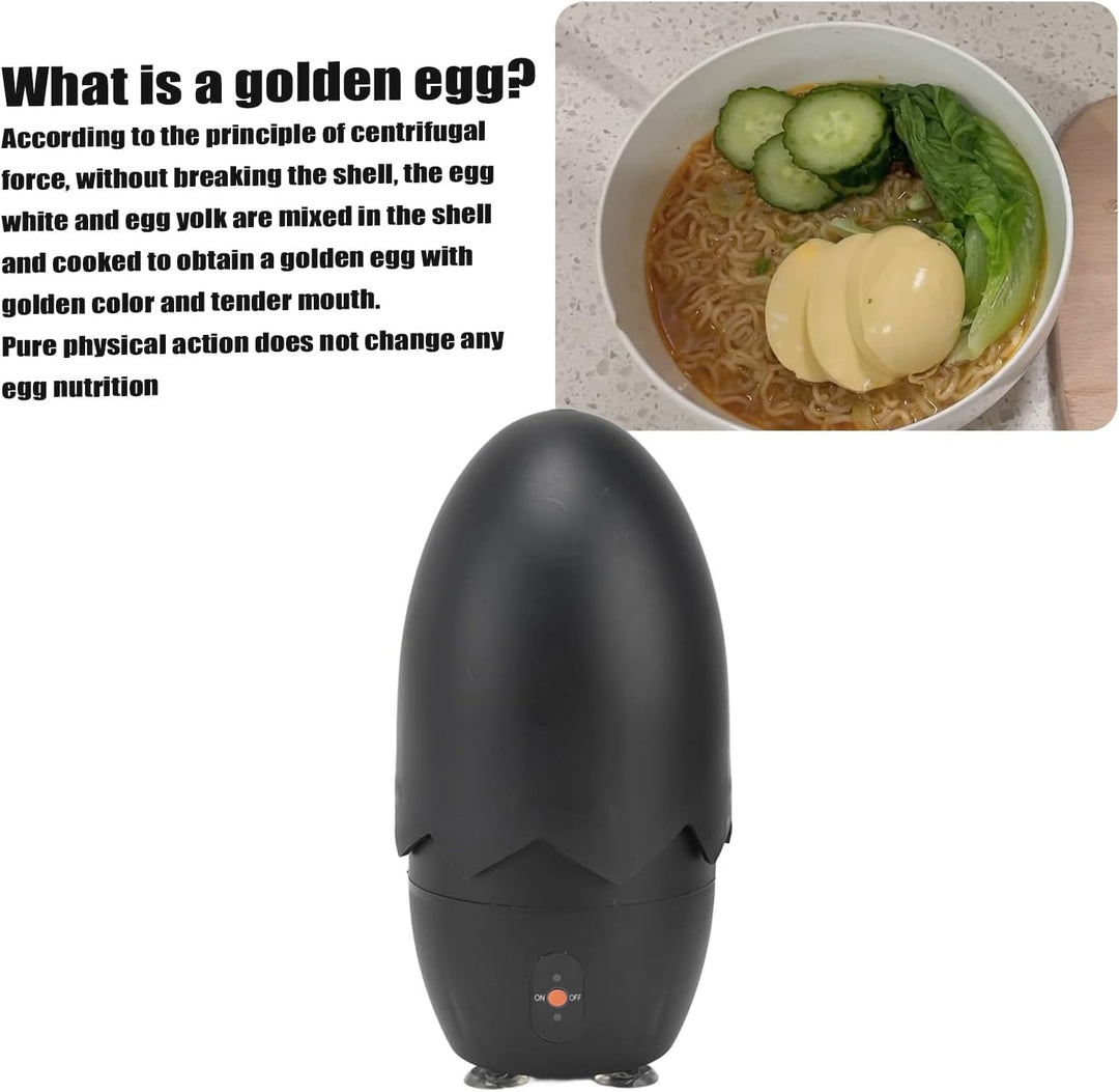 Elektrischer Egg Scrambler, Golden Egg Shaker Schneebesen Egg Spinner Egg Dotter Mixer Golden Egg Ma