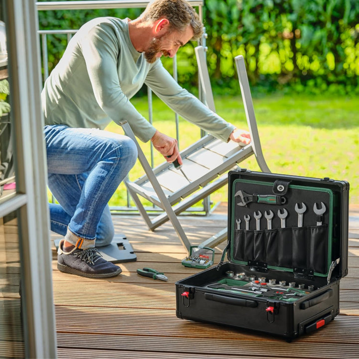 Bosch Rollwerkzeugkoffer-Set 119-teilig (Zubehör Handwerkzeug)
