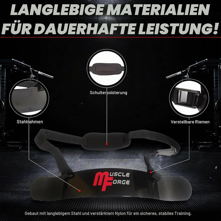MuscleForge® Bizeps-Trainer Arm Blaster, Bizeps Isolator für eine optimale Isolierung der Bizeps und