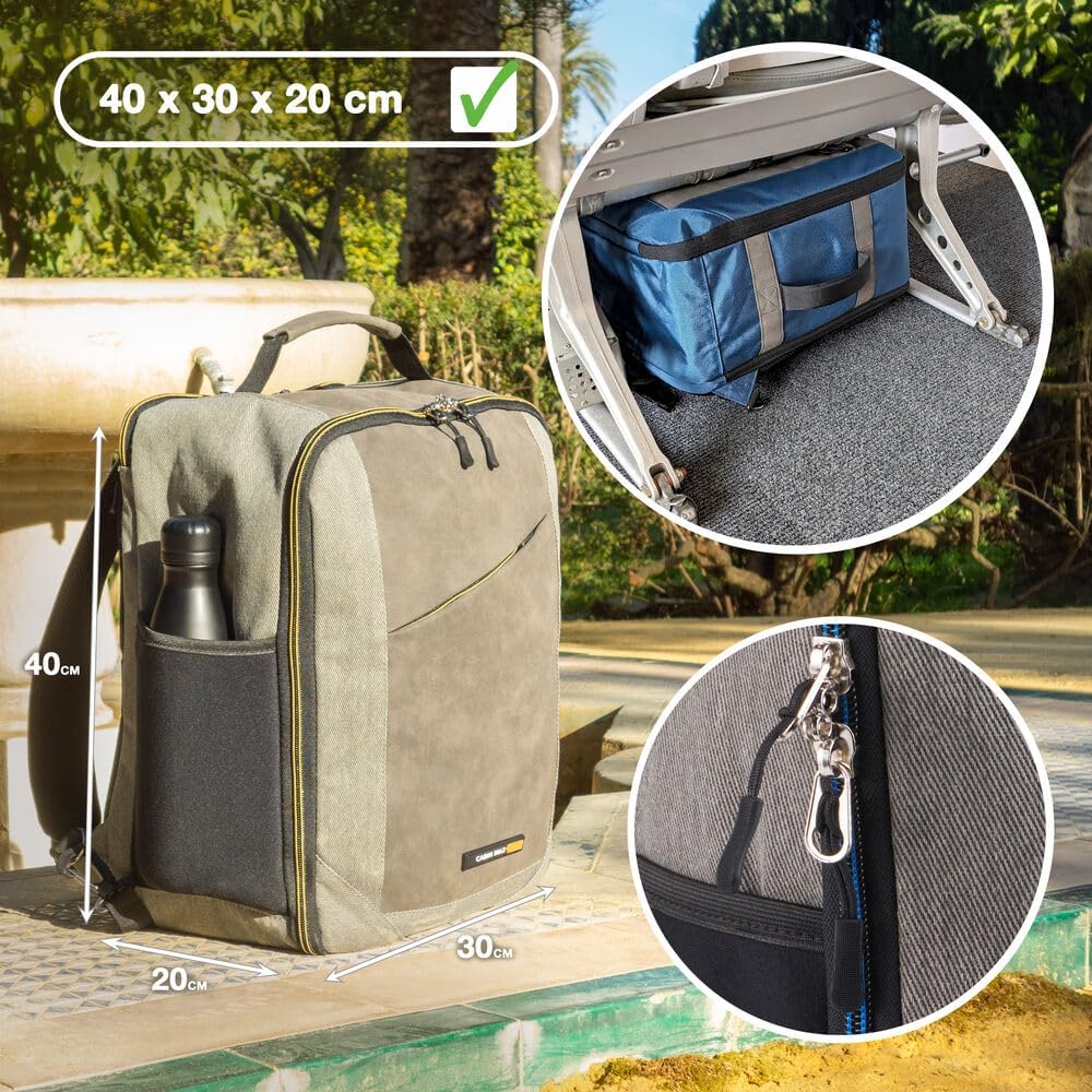 Cabin Max Für Ryanair Handgepäck Rucksack 40x20x25, Reiserucksack, Tasche Flugzeug Wizzair, Eurowing