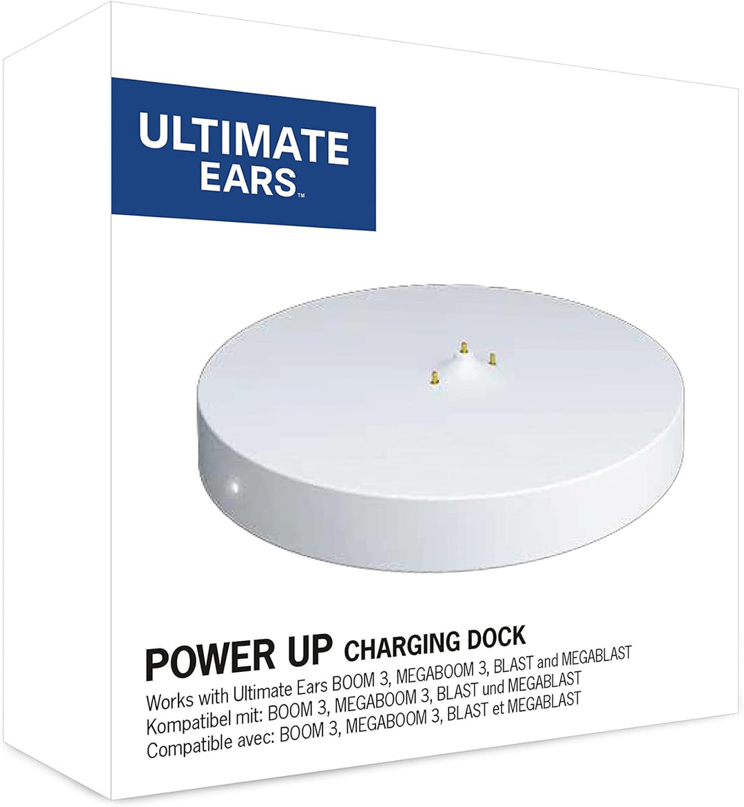 Ultimate Ears Power Up Ladestation, Kompatibel mit den Bluetooth-Lautsprechern Boom 3, Megaboom 3, B