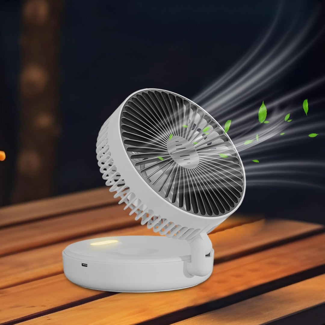 Tisch-Luftzirkulator-Ventilator, leiser Tischventilator mit Aromatherapie-Box, 5 Geschwindigkeiten,