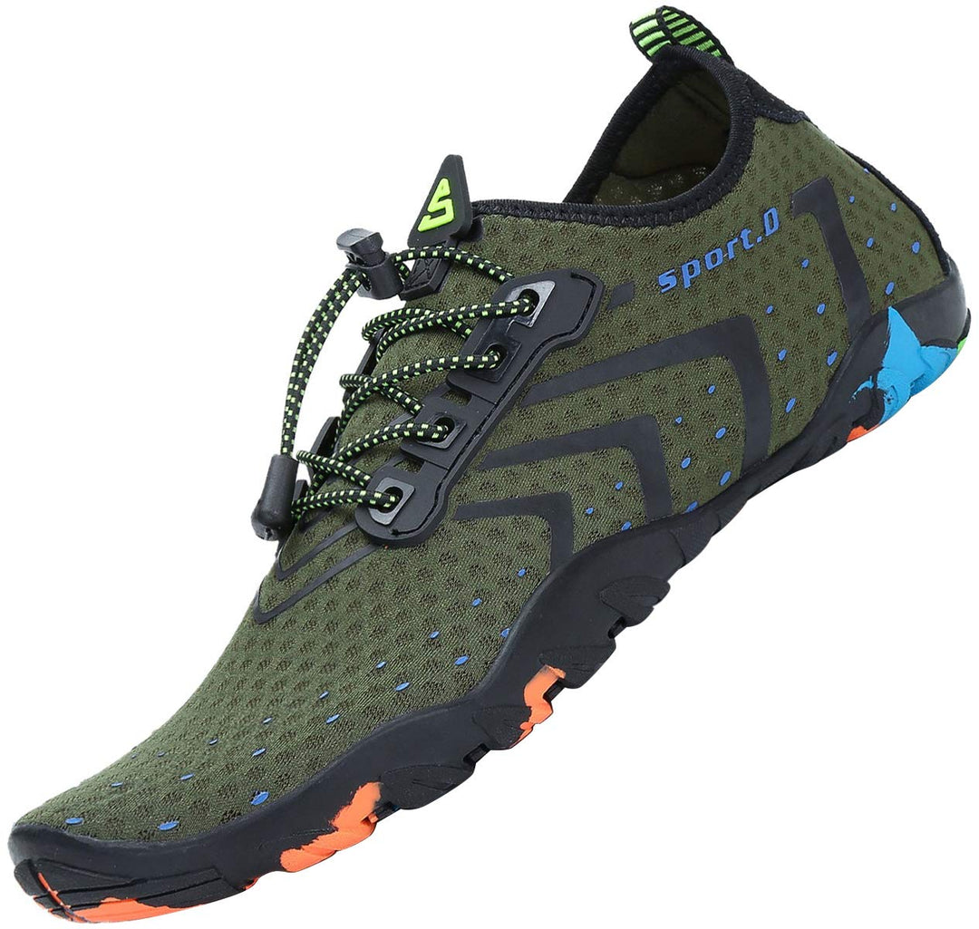 SAGUARO Badeschuhe für Herren Damen - 7/9 Drainagelöcher Schnelltrocknende rutschfest, Gr 35-48 38 E