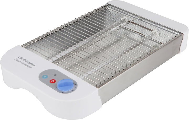 Orbegozo TO 1010 - Toaster, horizontal, Aufwärmen von Feingebäck, Typ Multipan, Krümelschubalde, Tim
