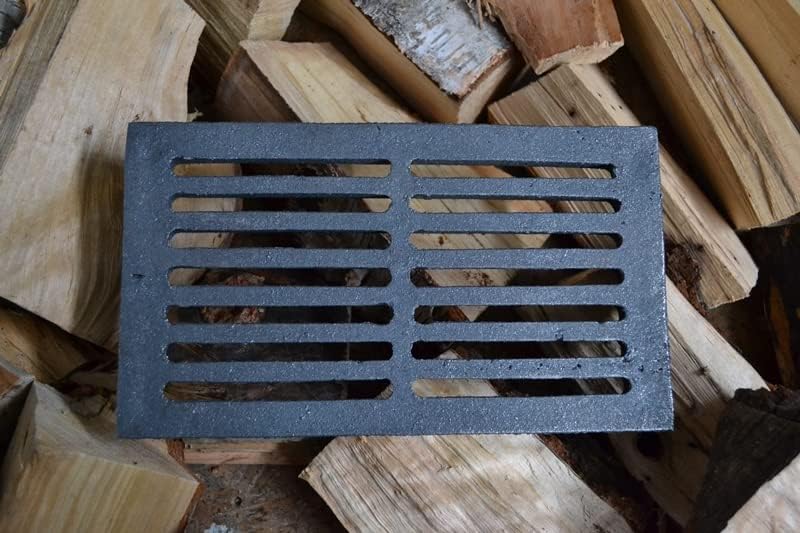 SEZAM 26,5 x 15,5 cm Gussrost Ofenrost Ascherost Kaminrost passend Kaminofen Tafelrost Rost Ofengitt