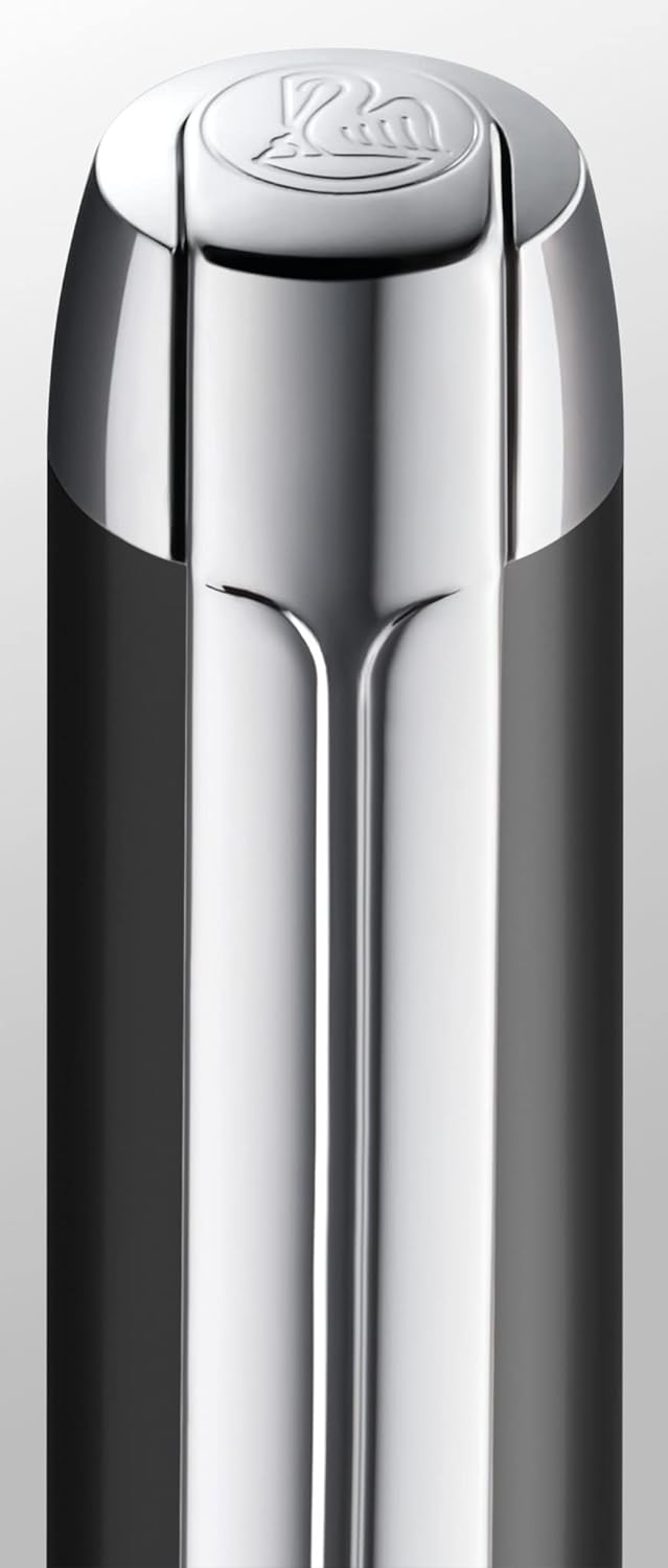 Pelikan Tintenroller Pura R40, Anthrazit, hochwertiger Drehkugelschreiber im Geschenk-Etui, 822640,