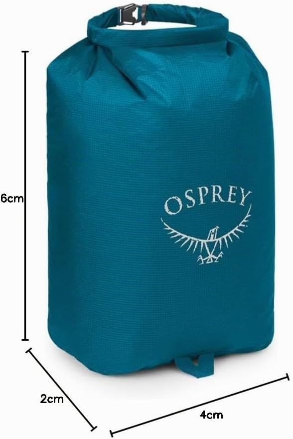 Osprey Ultralight Packsack étanche Waterfront Blue O/S - Fassungsvermögen 12L, Waterfront Blue O/S -