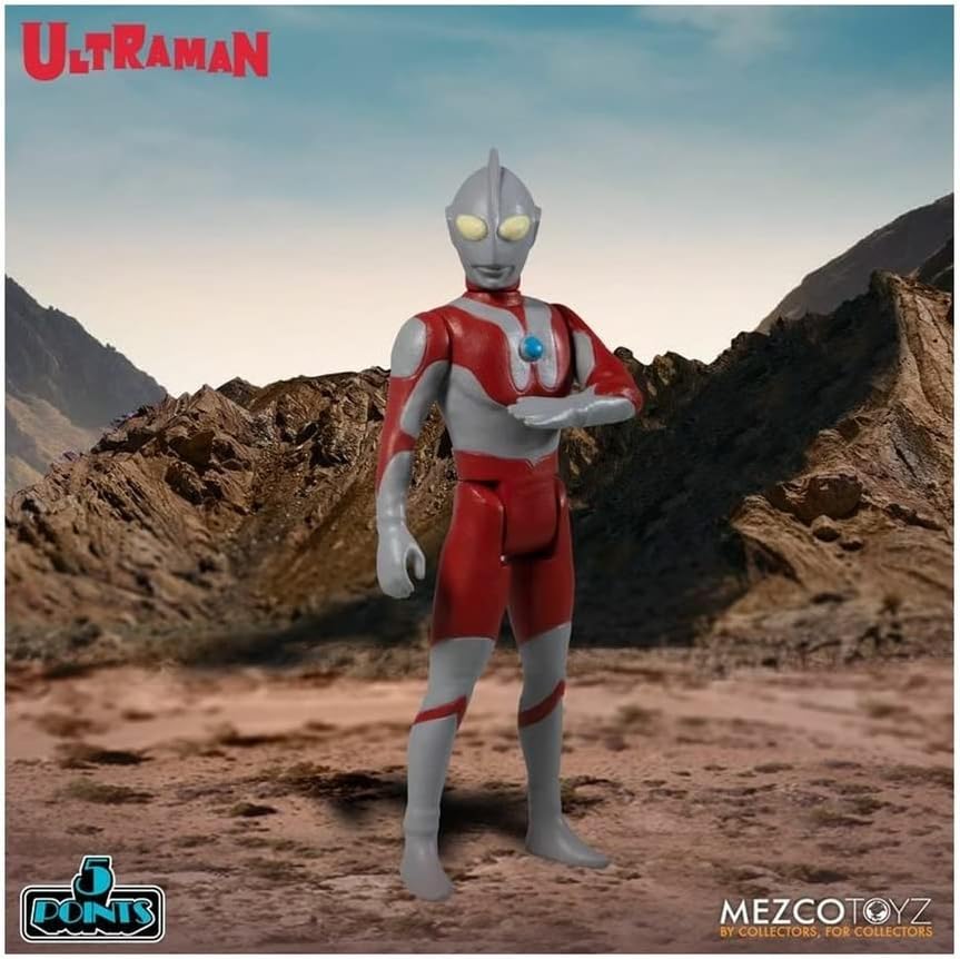 Mezco Ultraman and Red King 5 Points Action Figure Boxed Set