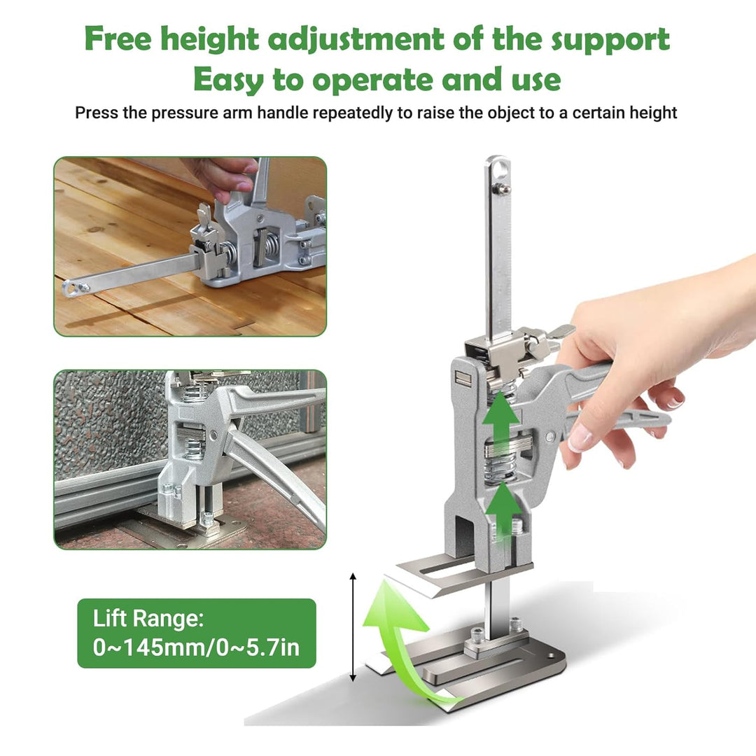 Arbeitssparender Arm, 2 Stück Arm Handwerkzeugheber mit Skala, Bis Zu 400KG Fliesenheber Hebewerkzeu