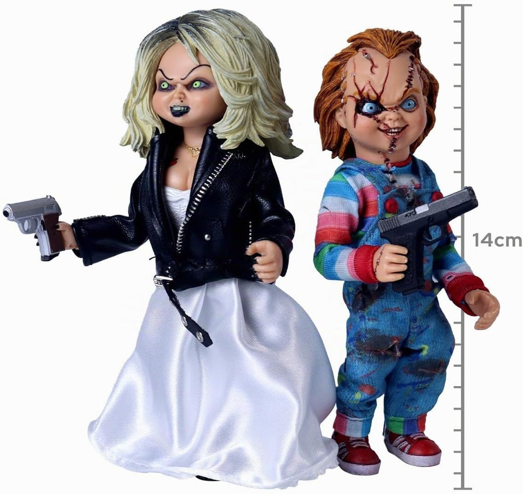 Chucky - Clothed Chucky & Tiffany - Figurined articulée 14cm