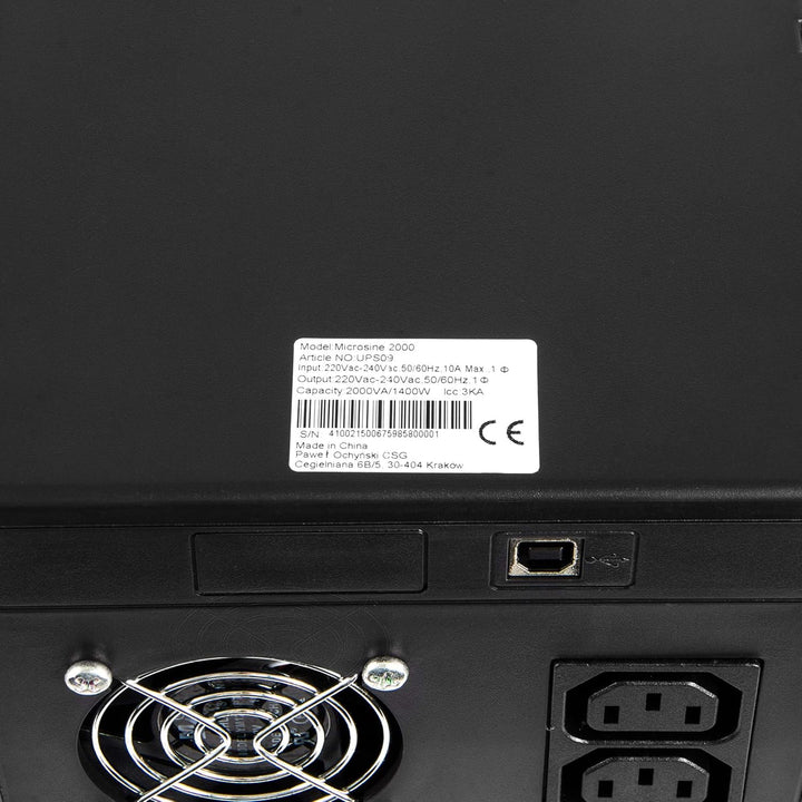 Green Cell 2000VA 1400W Überspannungsschutz 230V, UPS09, Multicolor