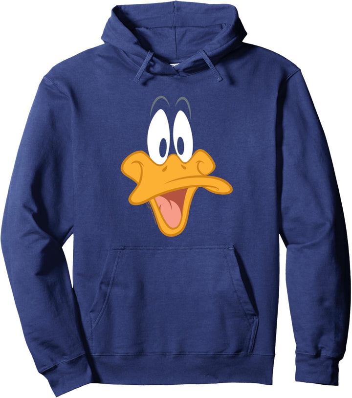 Looney Tunes Daffy Face Pullover Hoodie