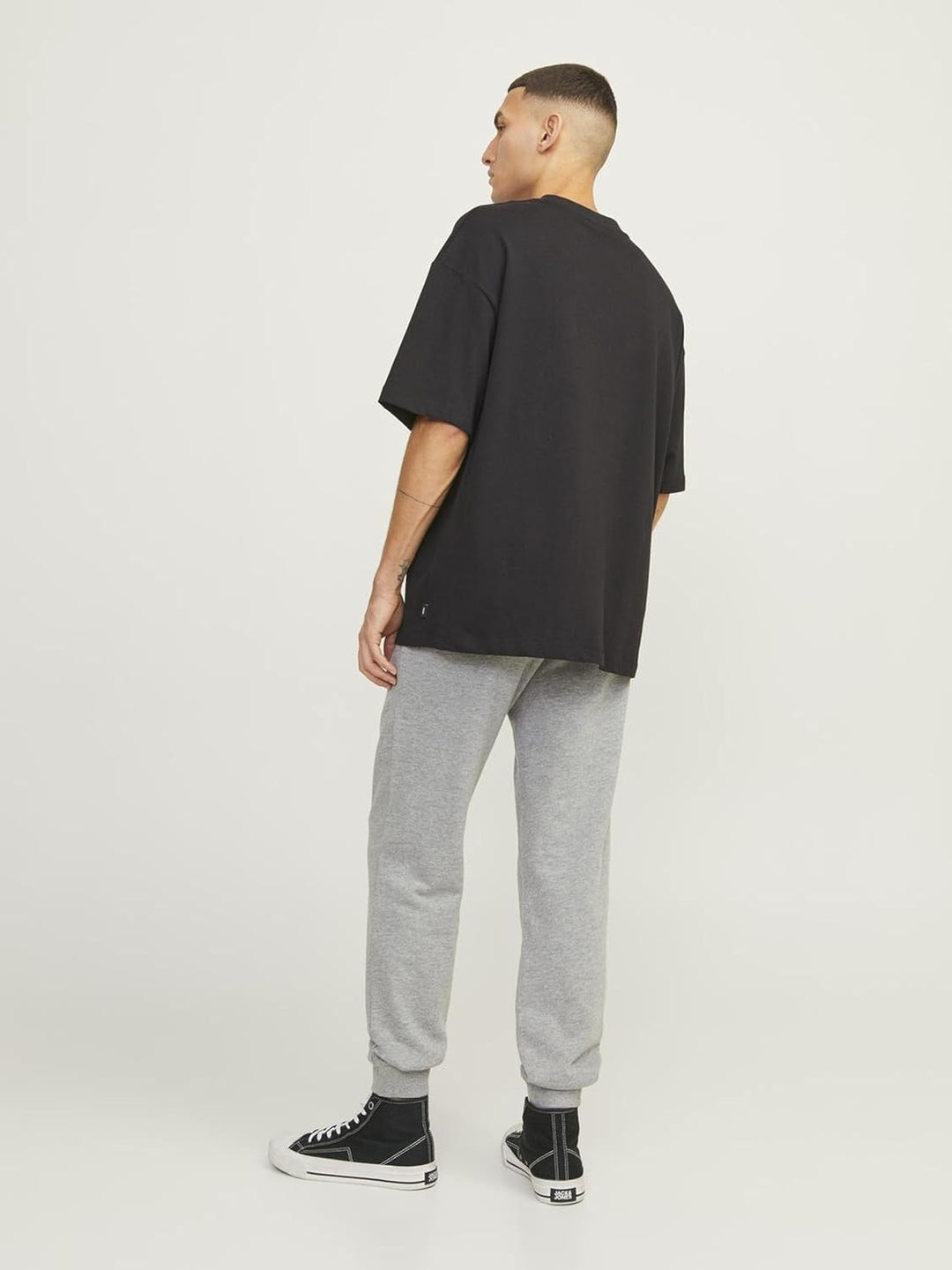 JACK & JONES Male Jogginghose Regular Fit Jogginghose S Light Grey Melange, S Light Grey Melange