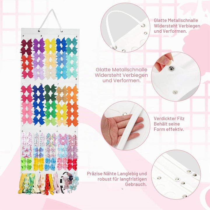 EEEKit Haar Accessoire Aufbewahrung, Haarspangen Organisation zum Aufhängen, Haargummi Aufbewahrung