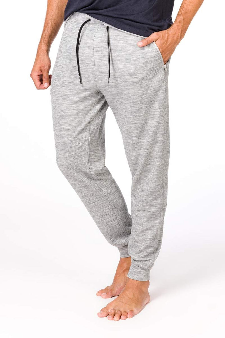 super.natural Bequeme Herren Jogginghose, Mit Merinowolle, M City Cuffed XXL Hellgrau, XXL Hellgrau