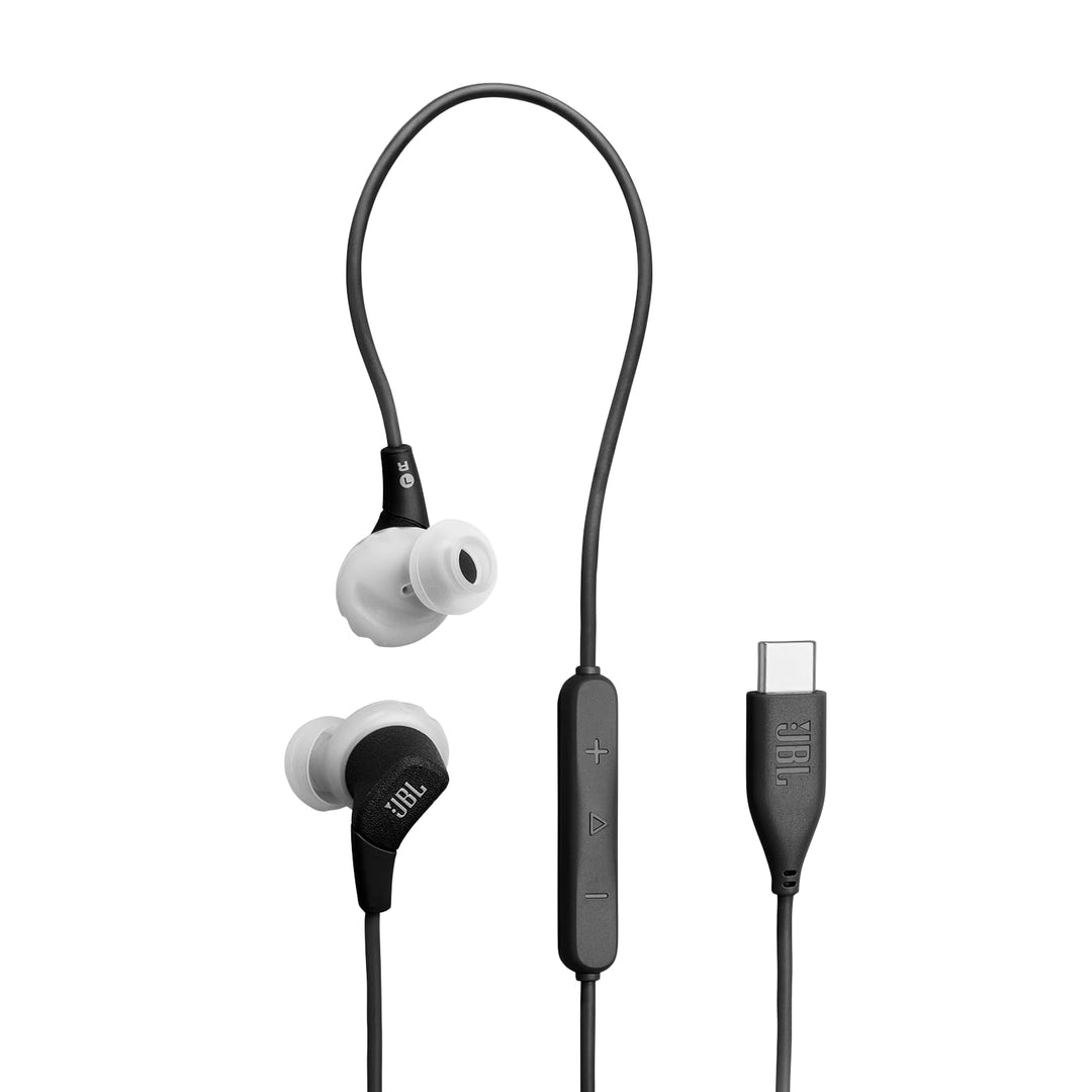 JBL Endurance Run 3 In-Ear-Sport-Kopfhörer mit Kabel, FlipHook- und TwistLock-Technologie, IP65 Wass