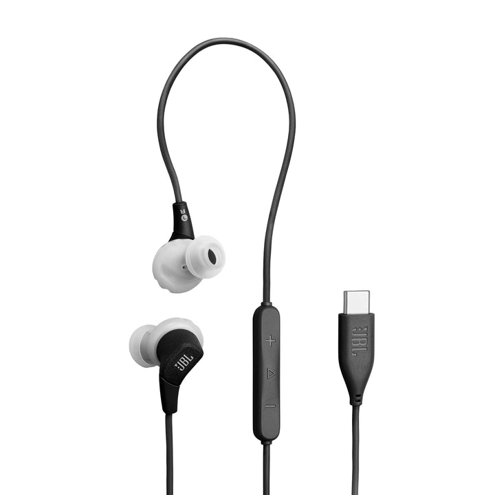 JBL Endurance Run 3 In-Ear-Sport-Kopfhörer mit Kabel, FlipHook- und TwistLock-Technologie, IP65 Wass
