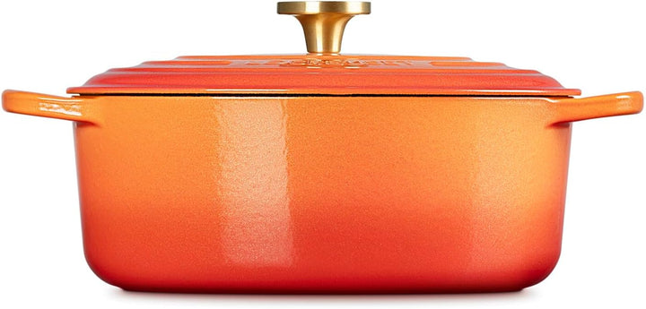 Le Creuset Flamme Dorée Ovalkasserolle, 29 cm Volcanic 29 cm, Volcanic 29 cm