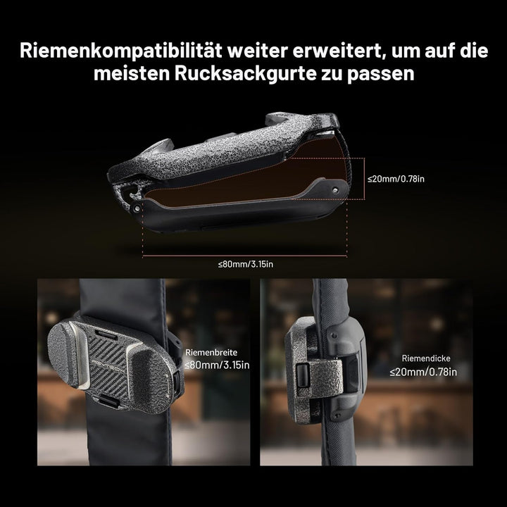 PGYTECH Beetle Kamera Clip V2 (Nur Clip) mit Platte Schnellwechselsystem für Sony, Nikon, Fuji, DSLR