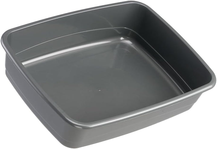 Ferplast Katzenklo, offene Katzentoilette, mit hohen Rändern, 46,5 x 35,5 x H 11,5 cm, NIP 10 Hausti