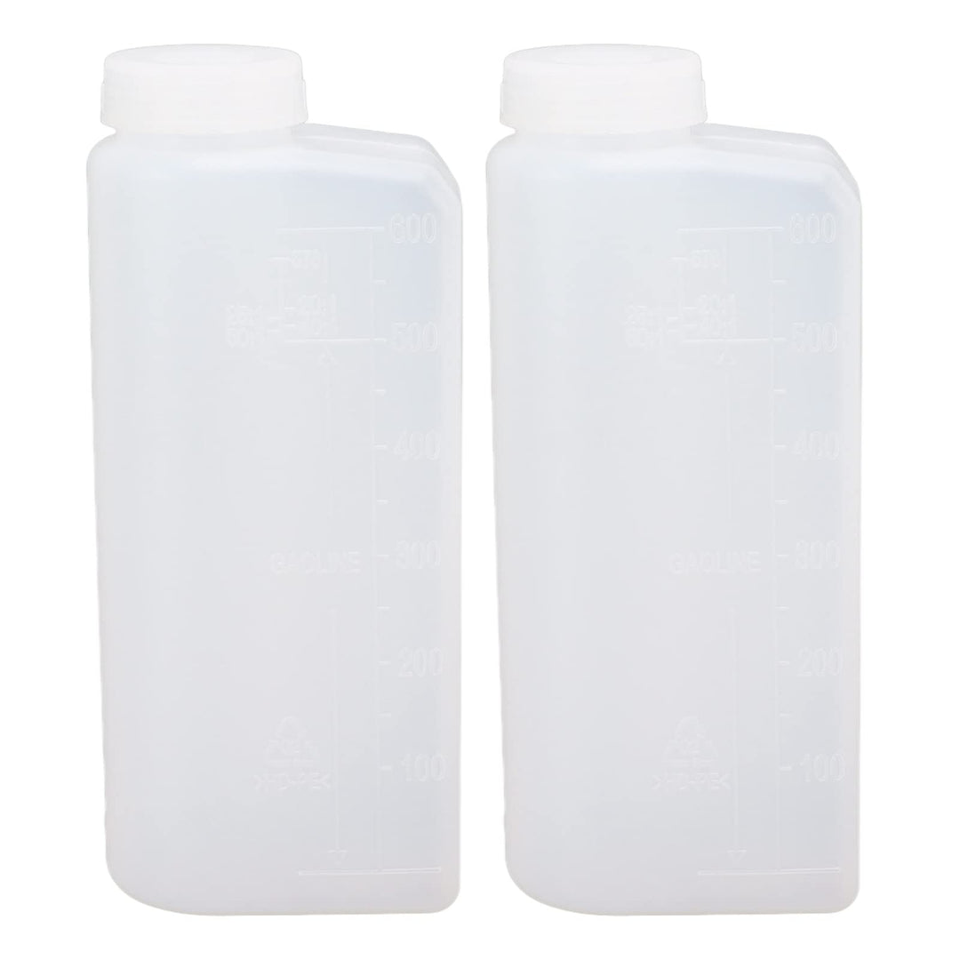 2 Stück 600 Ml 2-Takt-Ölmischflasche, Öl-Benzin-Kraftstoff-Mischflasche, Professionelle Öl-Mischflas