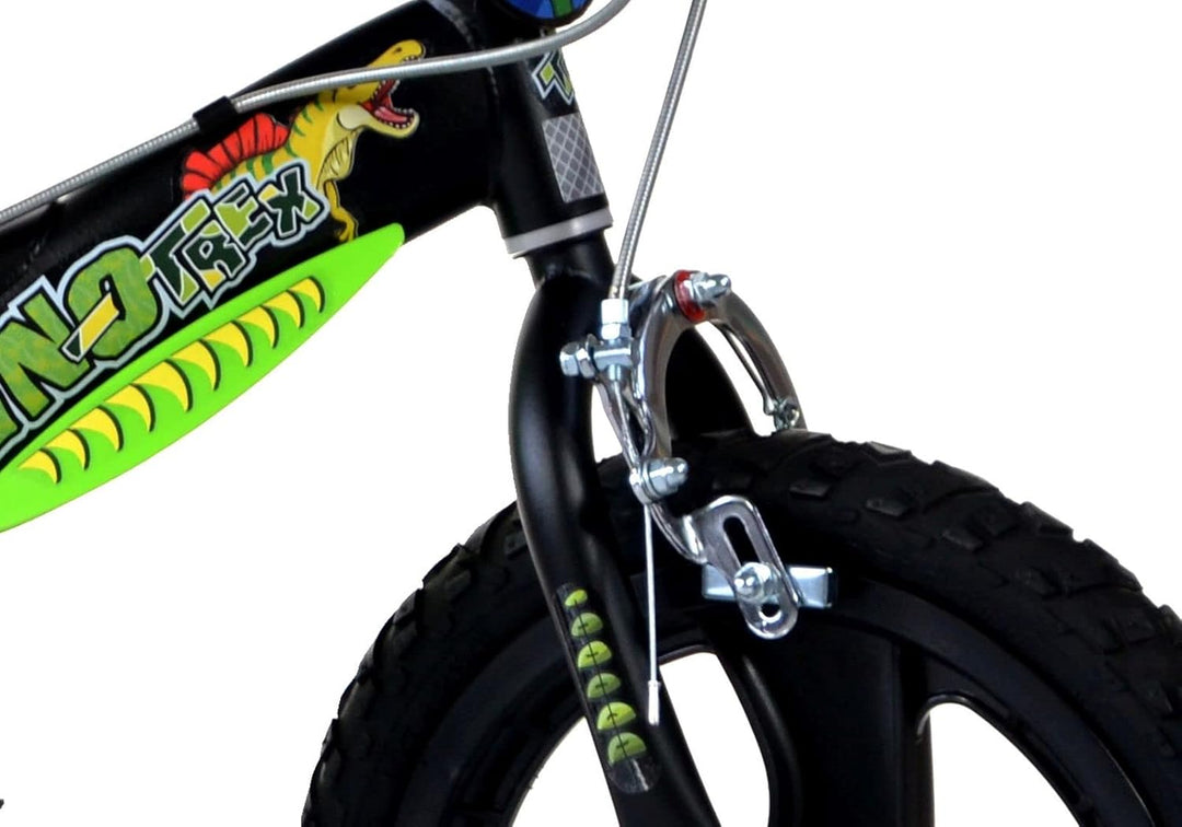 Dinosaurier Kinderfahrrad Dino- Trex Jungenfahrrad | TÜV geprüft | Original | Kinderrad mit Stützräd