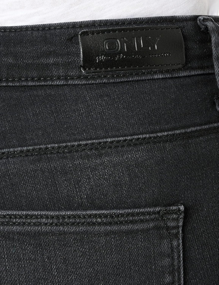 ONLY Damen Jeans 27W / 32L Black Denim, 27W / 32L Black Denim