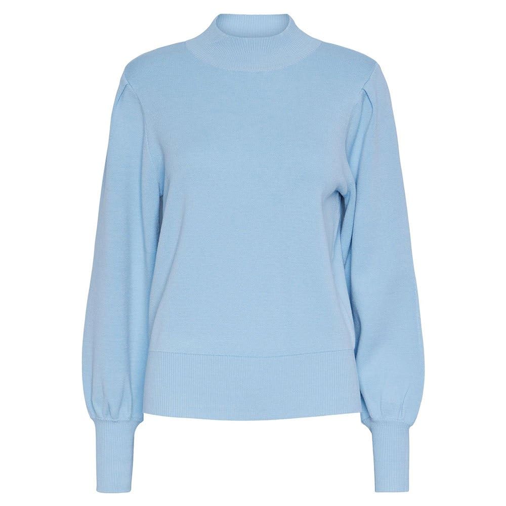 YAS Damen Yasfonny Ls Knit Pullover S. Noos Strickpullover XL Clear Sky, XL Clear Sky