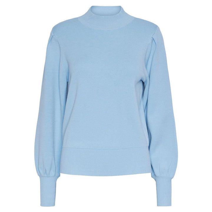 YAS Damen Yasfonny Ls Knit Pullover S. Noos Strickpullover XL Clear Sky, XL Clear Sky